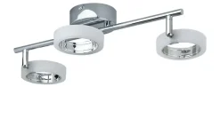 KHG LED-Deckenstrahler, 3-flammig, Acrylringe | Höffner