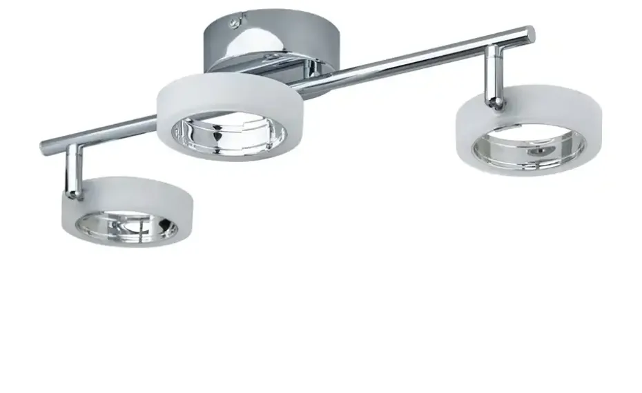 KHG LED-Deckenstrahler, 3-flammig, Acrylringe | Höffner