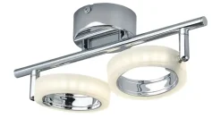 KHG LED-Deckenstrahler, 2-flammig, Acrylringe | Höffner