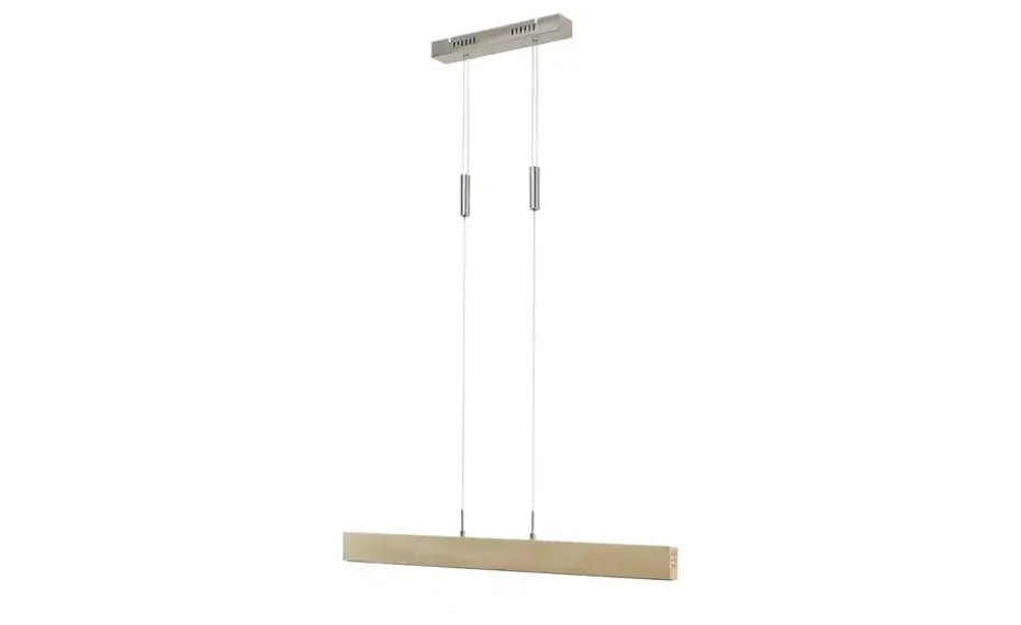 KHG LED-Holz-Pendelleuchte, 1-flammig mit Dimmer