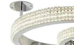 KHG LED-Kristall-Deckenleuchte, `Kreise´ | Höffner