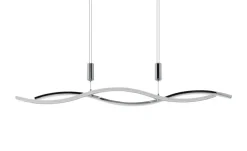 KHG LED-Pendelleuchte, chrom `Wavy´ | Möbel Höffner