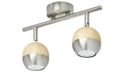 KHG LED-Spot, 2-flammig mit Holz | Möbel Höffner