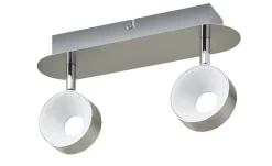 KHG LED-Spot, 2-flammig, Nickel matt | Möbel Höffner