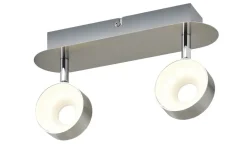 KHG LED-Spot, 2-flammig, Nickel matt | Möbel Höffner