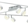 KHG LED-Spot, 6-flammig weiß | Möbel Höffner