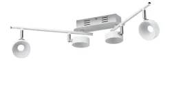 KHG LED-Spot 4-flammig weiß | Möbel Höffner