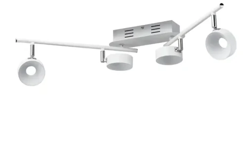 KHG LED-Spot 4-flammig weiß | Möbel Höffner