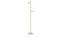 KHG LED-Stehleuchte, 3-flammig, messing-matt | messingfarben, matt
