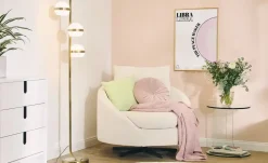 KHG LED-Stehleuchte, 3-flammig, messing-matt | messingfarben, matt