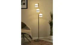 KHG LED-Stehleuchte, 3-flammig, Nickel-matt | edelstahlfarben, matt