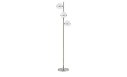 KHG LED-Stehleuchte, 3-flammig, Nickel-matt | edelstahlfarben, matt