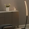 KHG LED-Stehleuchte, schwarz mit Dimmer | Möbel Höffner