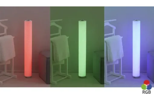 KHG LED-Stehleuchte, weiß mit Farbwechsler | Höffner
