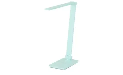 KHG LED-Tischleuchte, blau mit Qi-Charger | Blau, lackiert