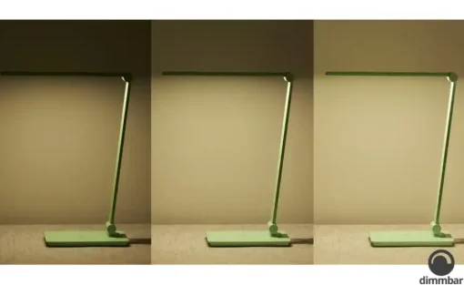 KHG LED-Tischleuchte, grün mit Qi-Charger | Grün, lackiert