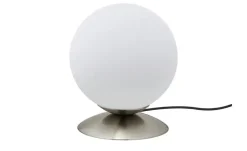 KHG LED-Tischleuchte, Nickel matt | edelstahlfarben, matt, silberfarben