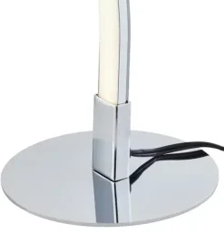KHG LED-Tischleuchte, Nickel matt | lackiert, edelstahlfarben, silberfarben
