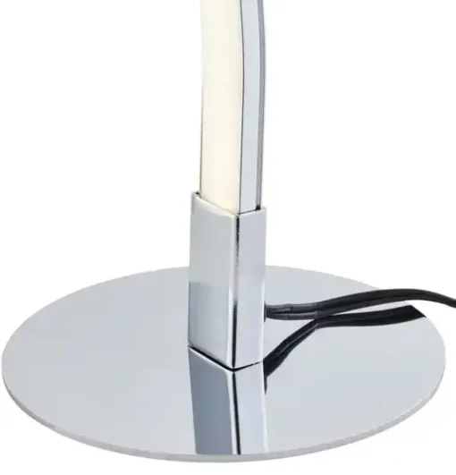 KHG LED-Tischleuchte, Nickel matt | lackiert, edelstahlfarben, silberfarben