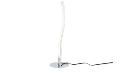 KHG LED-Tischleuchte, Nickel matt | lackiert, edelstahlfarben, silberfarben