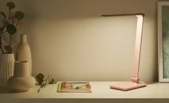 KHG LED-Tischleuchte, Pink mit Qi-Charger | Rosa, lackiert