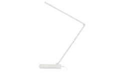 KHG LED-Tischleuchte, weiß mit Qi-Charger | Weiß, glänzend