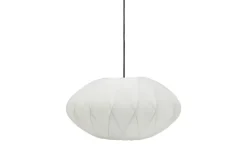 KHG Pendelleuchte, 1-flammig, Stoff weiß | Höffner