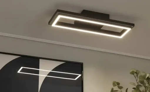 KHG Smart-Home Deckenleuchte, schwarz | Möbel Höffner