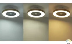 KHG Smart-Home Deckenventilator, Eichenholzoptik