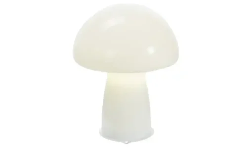 KHG Tischleuchte, 1-flammig, Glas weiß ´klein´ | 24 cm