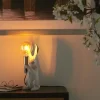 KHG Tischleuchte, 1-flammig, weiß `Hase` | Höffner