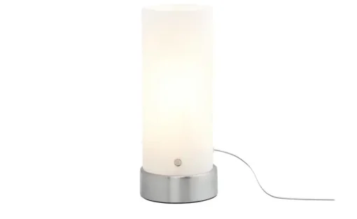 KHG Tischleuchte, 1-flammig, Glaszylinder Weiß