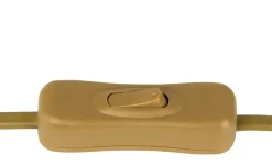 KHG Tischleuchte messing matt mit Glasschirm | messingfarben, matt