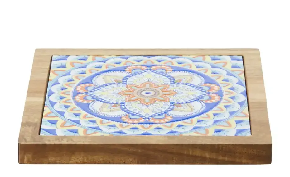 KHG Topfuntersetzer | Blau, Gelb | Möbel Höffner