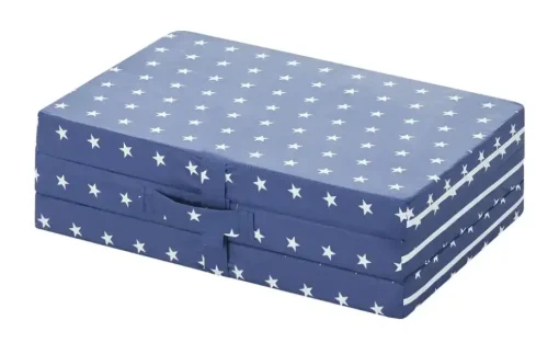 Kinderklappmatratze Stern  | Weiß, Blau | Möbel Höffner