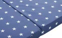 Kinderklappmatratze Stern  | Weiß, Blau | Möbel Höffner
