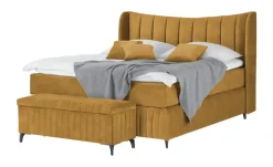 Kings and Queens Boxspringbett Uldur | Goldfarben, 160 cm