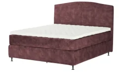 Kings and Queens Boxspringbett Skyer | Bordeauxrot, 160 cm