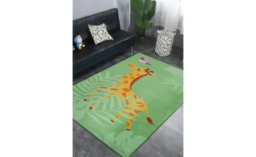 KJUT Kurzflorteppich Giraffen | Möbel Höffner