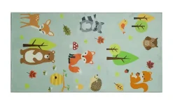KJUT Kurzflorteppich Waldtiere | 80x150 cm | Höffner