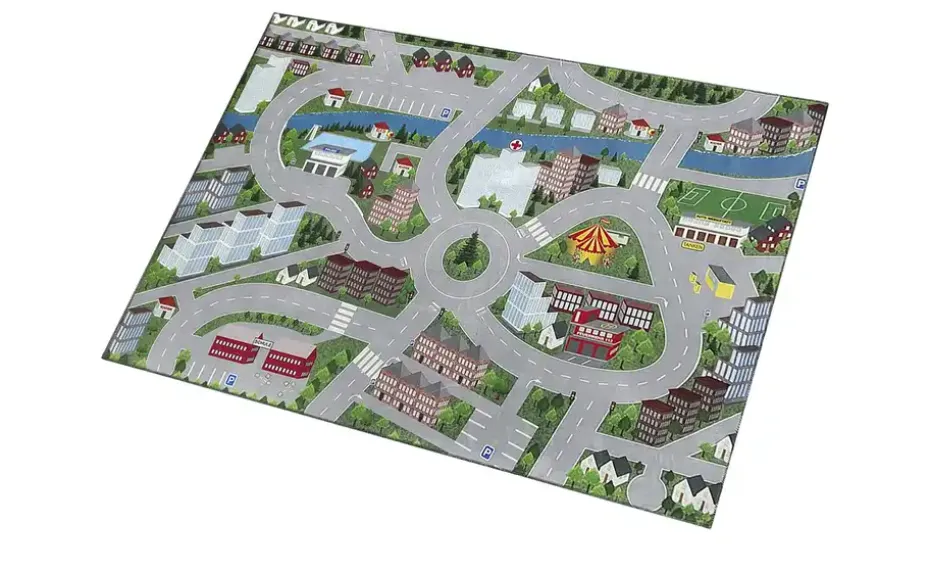 KJUT Straßenteppich Spielteppich | 140x200 cm | Höffner