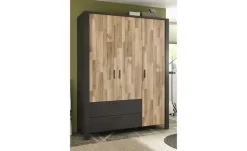 Kleiderschrank Dallas | Eiche (Nachbildung), Graphit