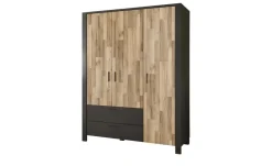 Kleiderschrank Dallas | Eiche (Nachbildung), Graphit