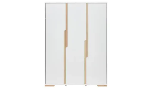 Kleiderschrank Soe | 145,5 cm, Buche, Weiß | Höffner