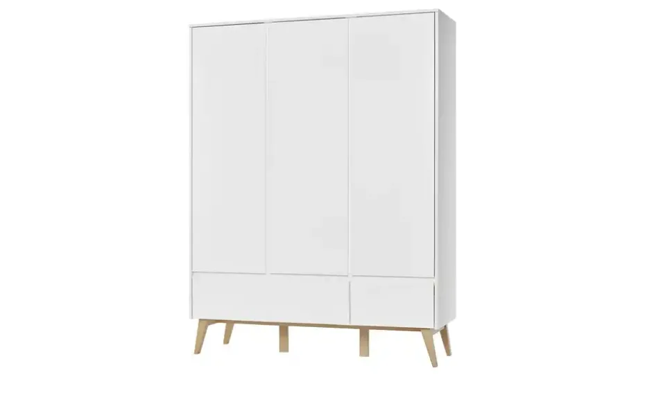 Kleiderschrank Swing | Weiß, 3 Stück | Möbel Höffner
