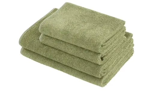 Kleine Wolke Handtuch-Set grün, 4 teilig Chill