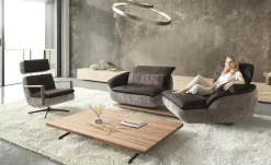 KOINOR Ecksofa Mooove | Schokoladenbraun, rechts