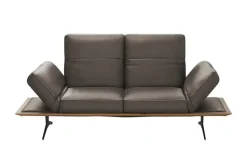 KOINOR Einzelsofa aus Echtleder Fendo | Braun, 206 cm