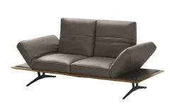 KOINOR Einzelsofa aus Echtleder Fendo | Braun, 206 cm