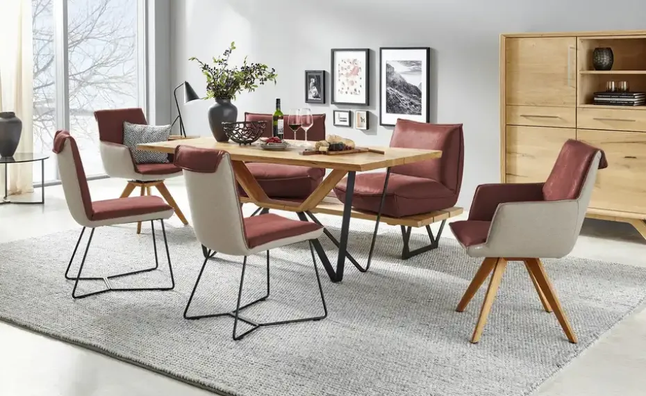 KOINOR Kufenstuhl Leder Schwof | Rot | Möbel Höffner